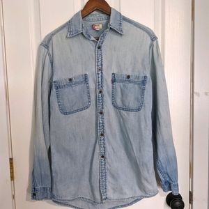Vintage Levi's denim button up Men's small Red Tab